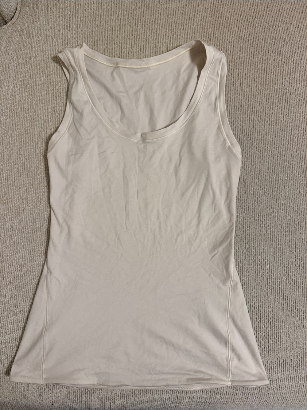 lululemon athletica Cream Scoop Neck Performance Tank